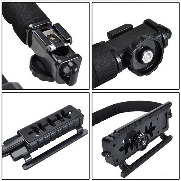 C Shaped DV DSLR Camera Camcorder Video Handle Stabilizer Bracket Grip Holder