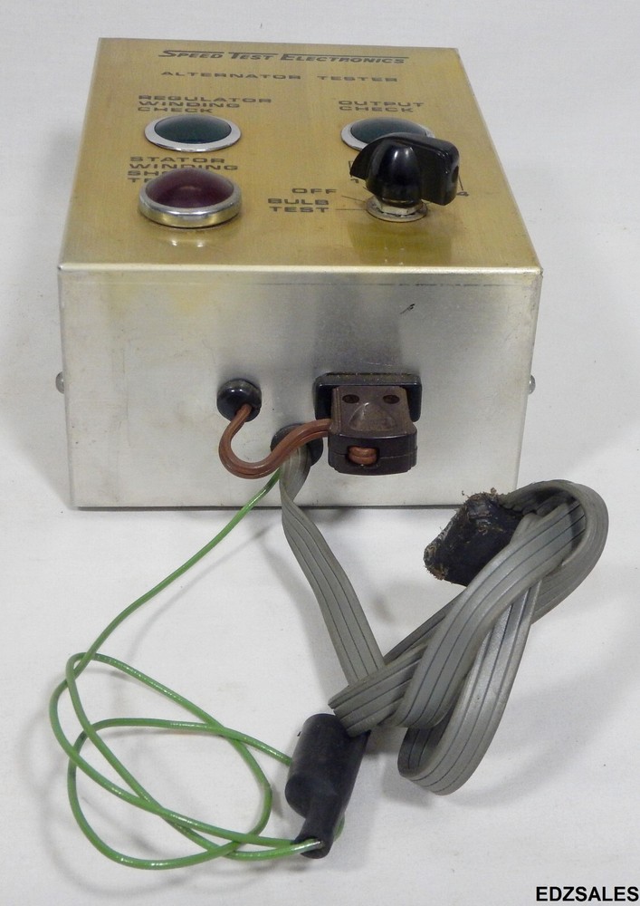 2 Speed Test Electronics Testers - Alternator / Rectifier Regulator Testing