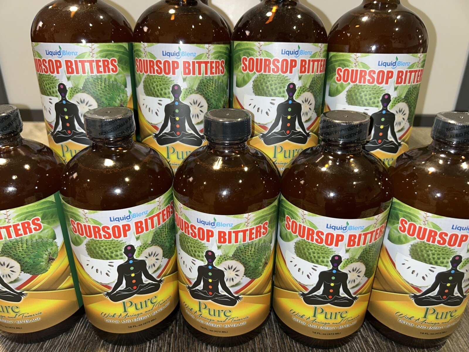 SOURSOP BITTERS Pure with Moringa and Tumeric Detox And Energy Sour Sop Cleanse