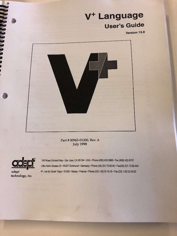 Adept Technology 00963-01300 Users Guide AIM Version 3.X Utility Programs Guide