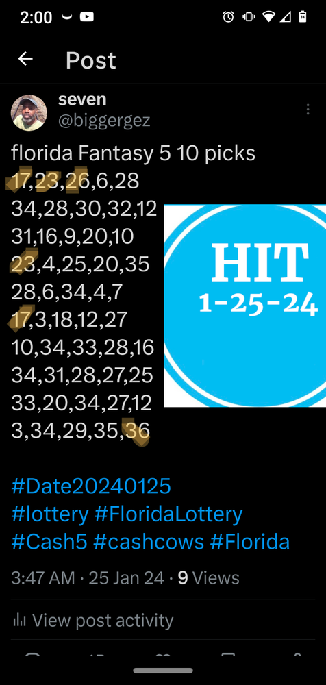Florida Lottery Pack 4 Programs Numbers software CD for Windows 7 & 8 & 10