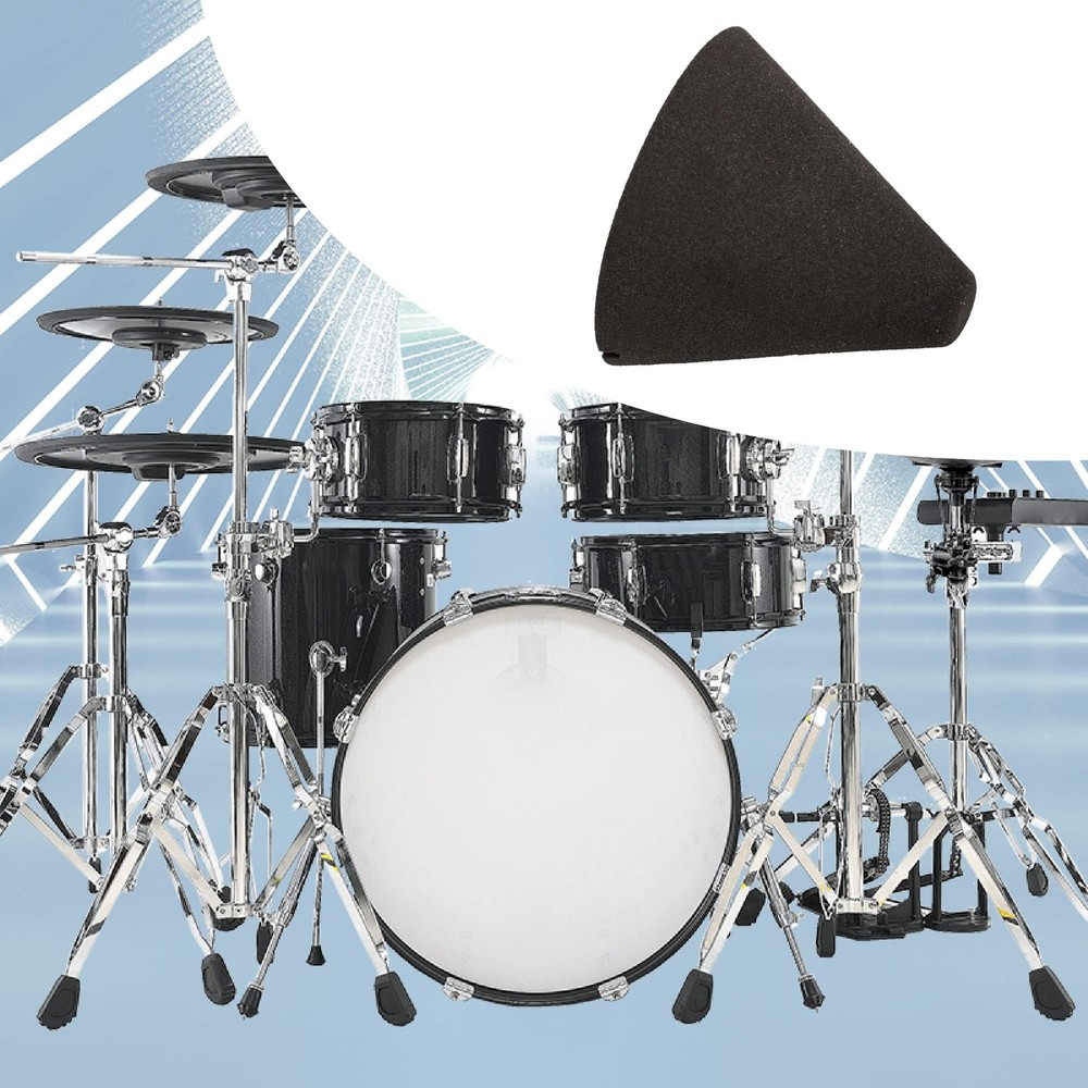 5 Pack Electronic Drum Piezo Trigger Cone Black