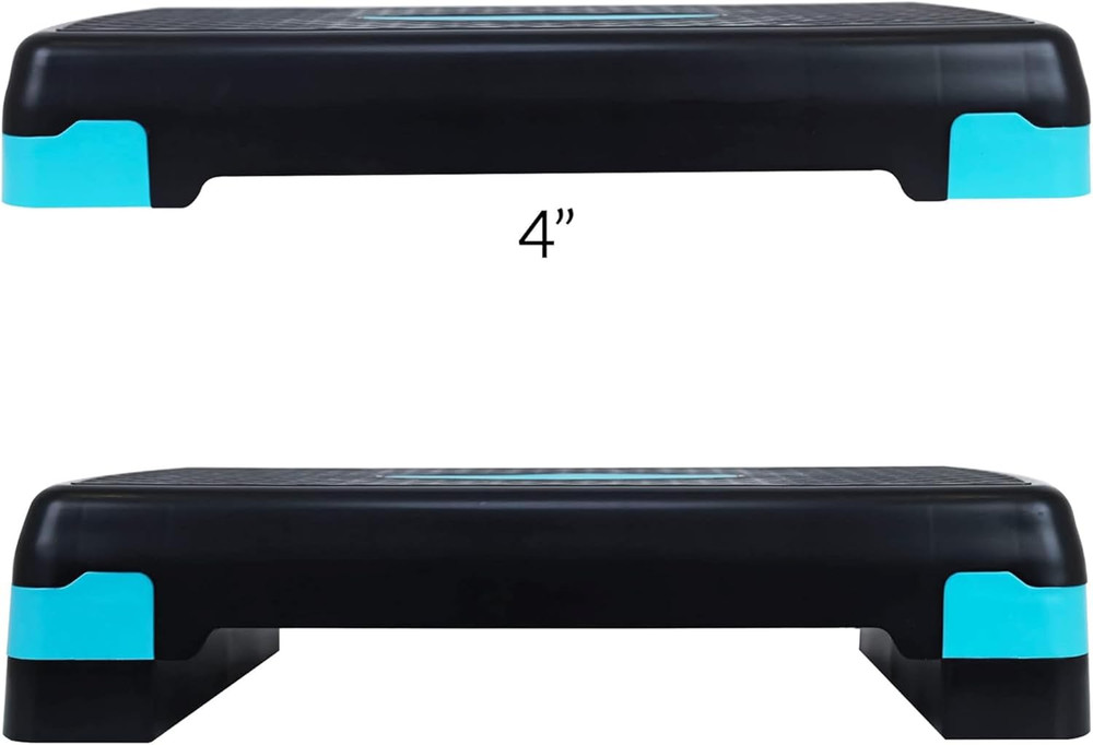 Adjustable Workout Aerobic Stepper Step Platform Trainer, 27-Inch, Multiple Colo