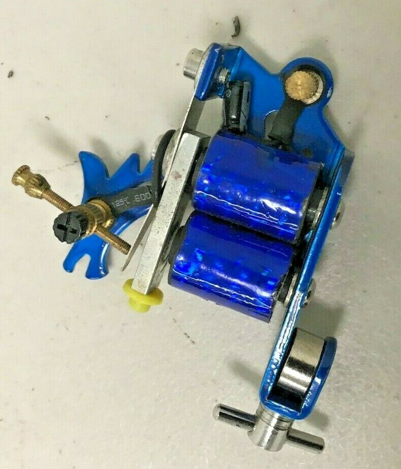 Grinder Classic Lining and Shading Tattoo Machine (Blue)
