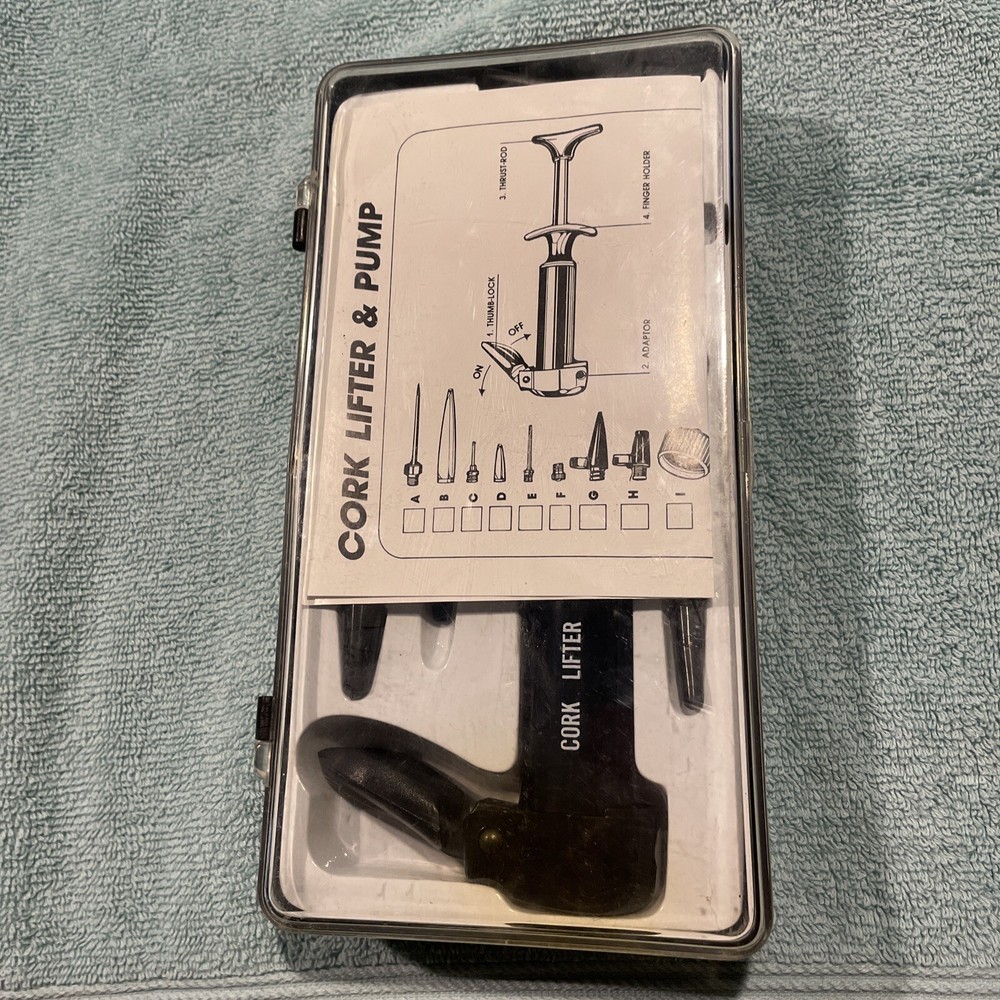 Cork Lifter and Pump Kit with Instructions. New.￼