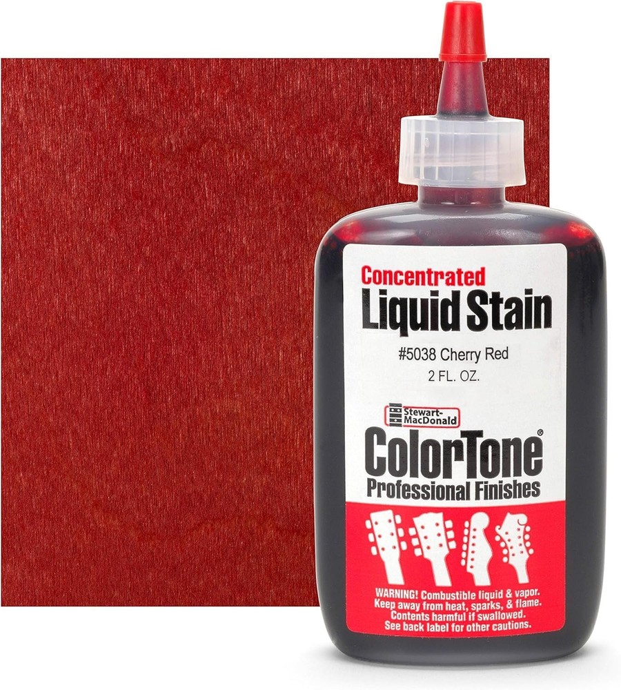 ColorTone Wipe-On Poly Finishing Set, Cherry Red