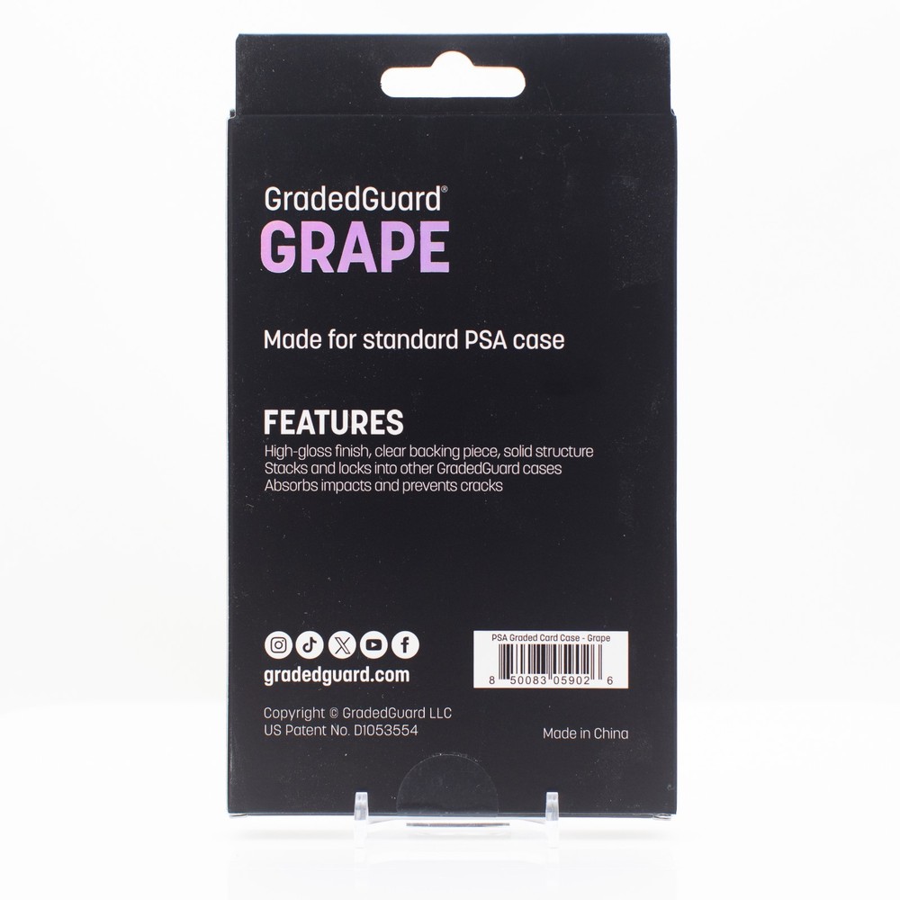 GradedGuard PSA Graded Card Case Guard Protector GRAPE PSA Limited Edition