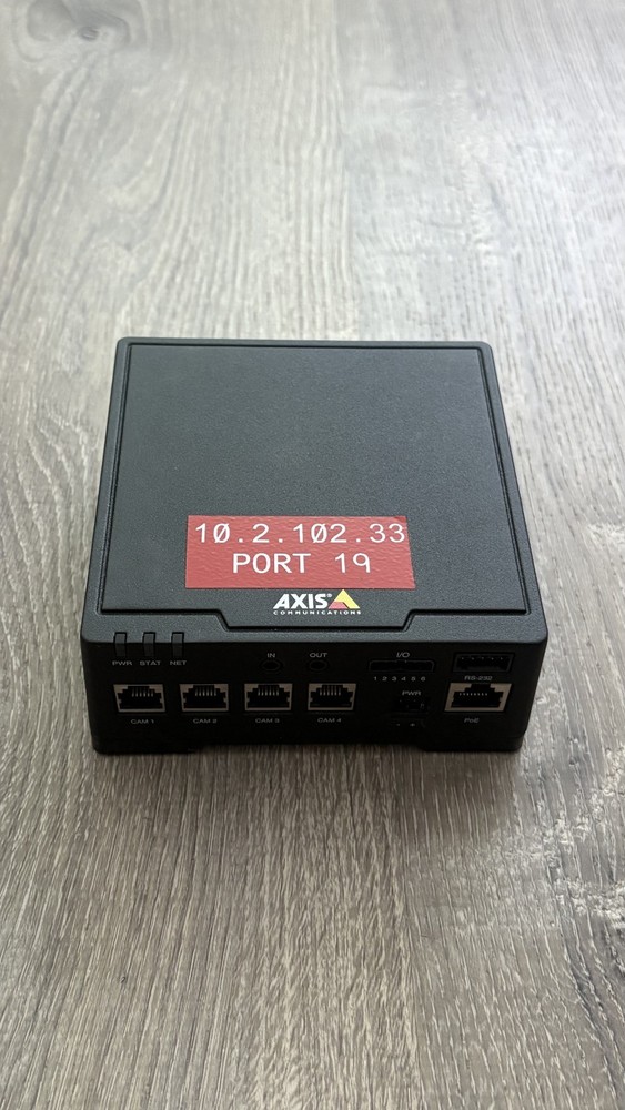 AXIS F44 Main Unit Modular Network Camera Base Unit 0659-0001-01