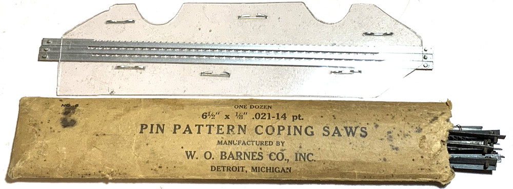 15 VINTAGE PIN PATTERN COPING SAWS "READ DESCRIPTION BEFORE BUYING" $15.00