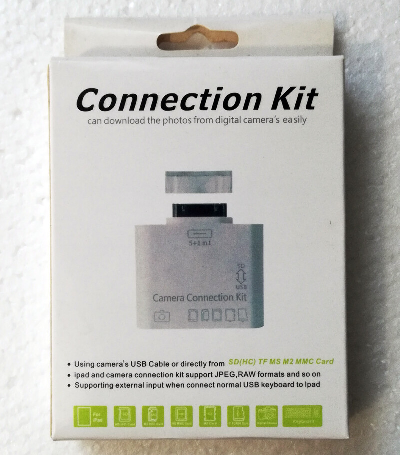5 in 1 USB Camera Connection Kit Memory Card SD Reader For Apple iPhone/iPad