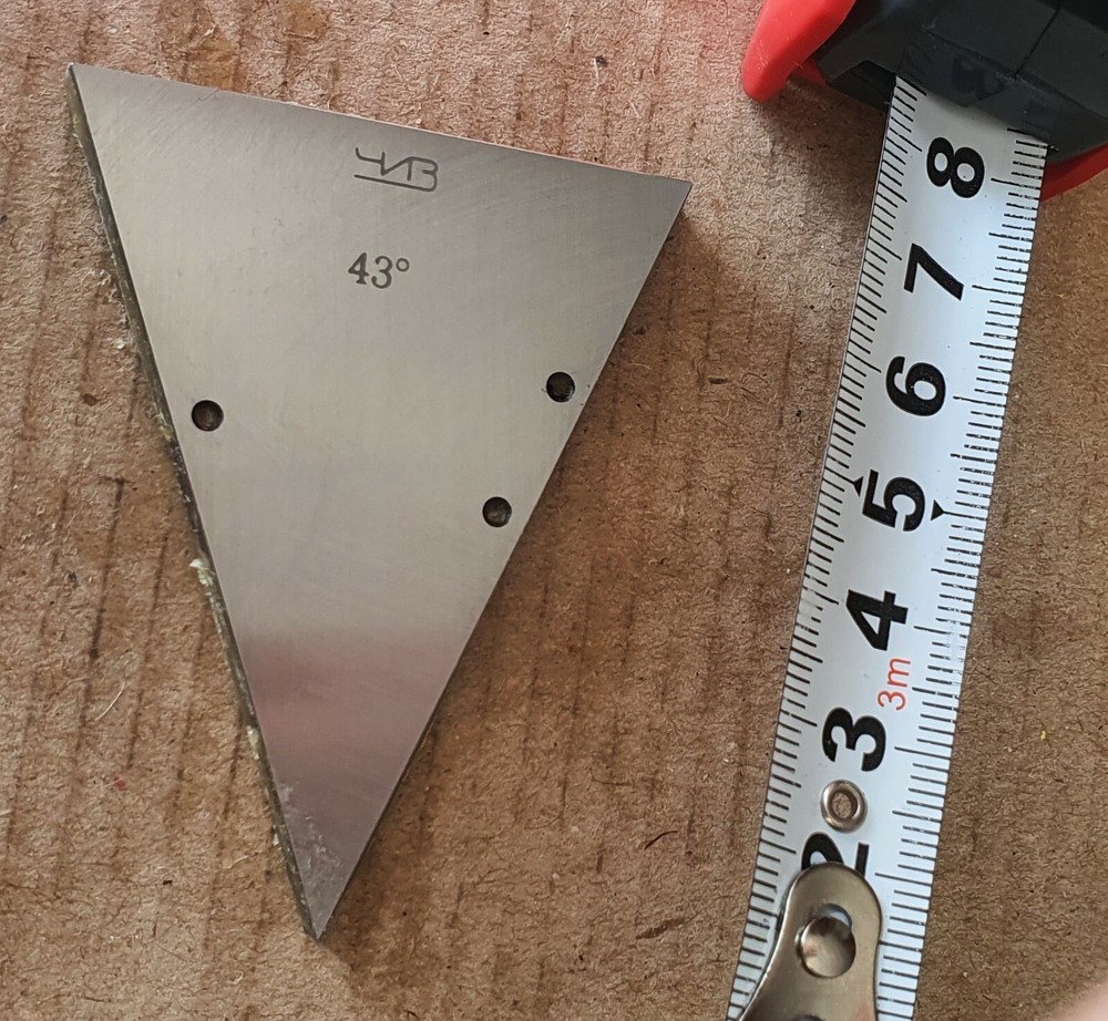 1 pcs PRECISION ANGLE GAUGE BLOCK 43°