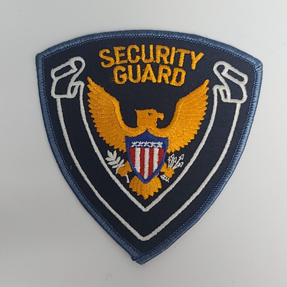 Security Guard Crest Eagle with USA Crest Security Officer Patch