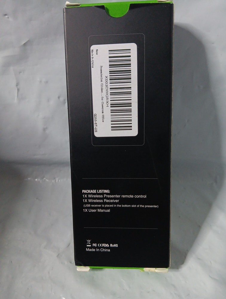 generic wireless presenter clicker ,wireless device"Plug & Play