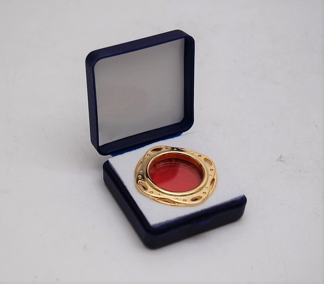 Theca Relic Reliquary Catholic relic theca with case, new