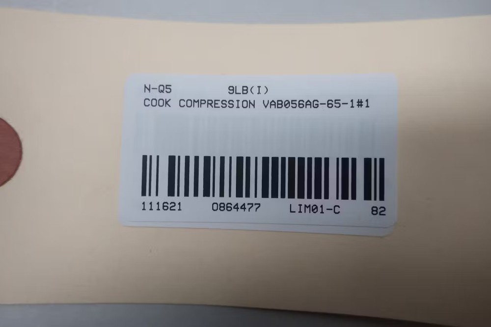 Cook Compression VAB056AG-65-1#1 Suction Valve
