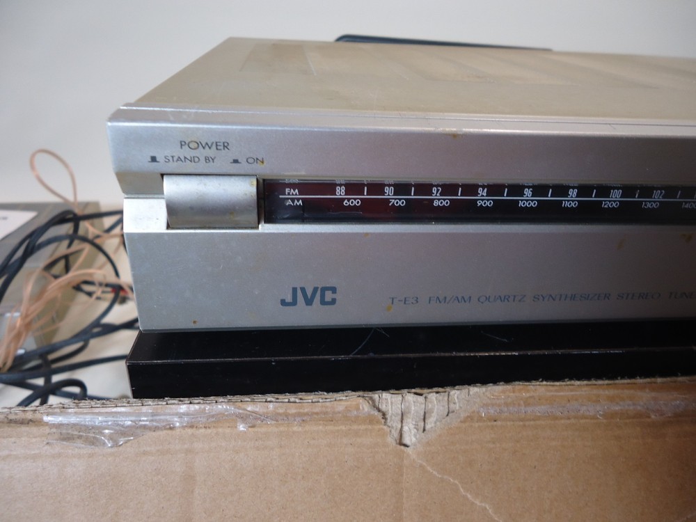 jvc t e3 tuner ,working, with manual