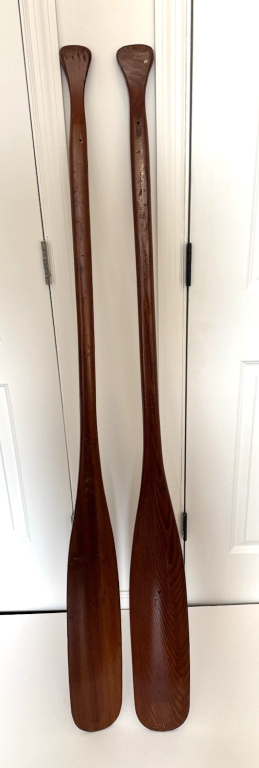 (2)  VERY NICE PADDLES 60" LONG - NICE PATINA