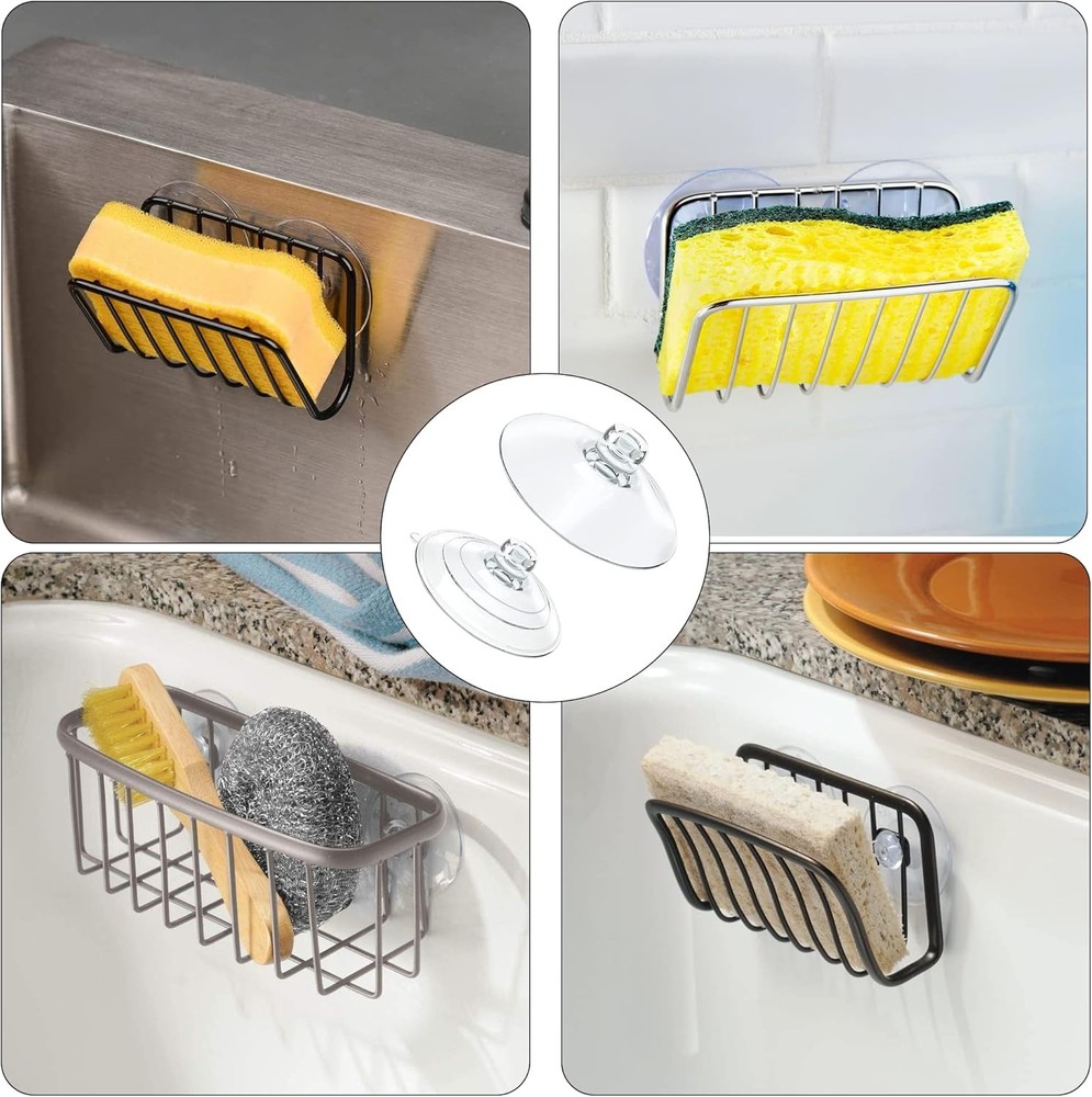 Sponge Holder Suction, Replacement Suction Cups for Holder, Kitchen...