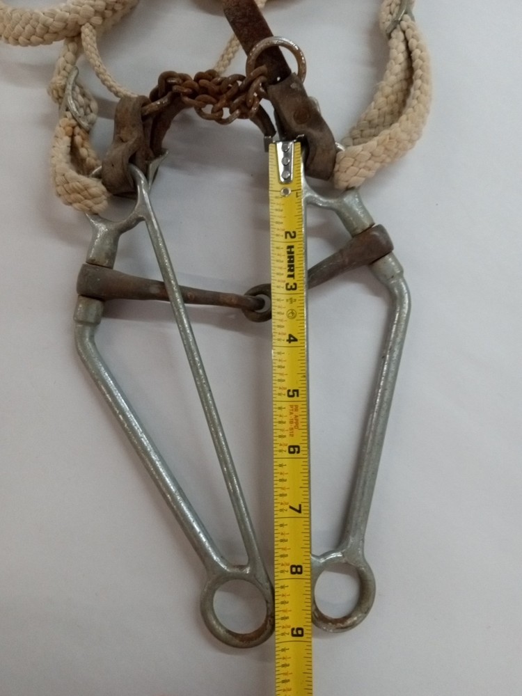 Vintage Bitless Horse Headstall Component