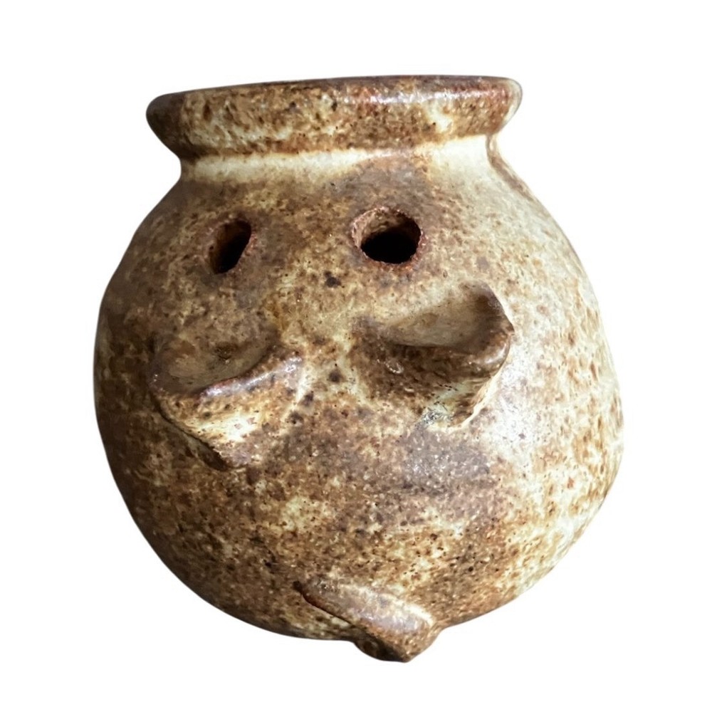 Studio Pottery Signed Salt Cellar Pig