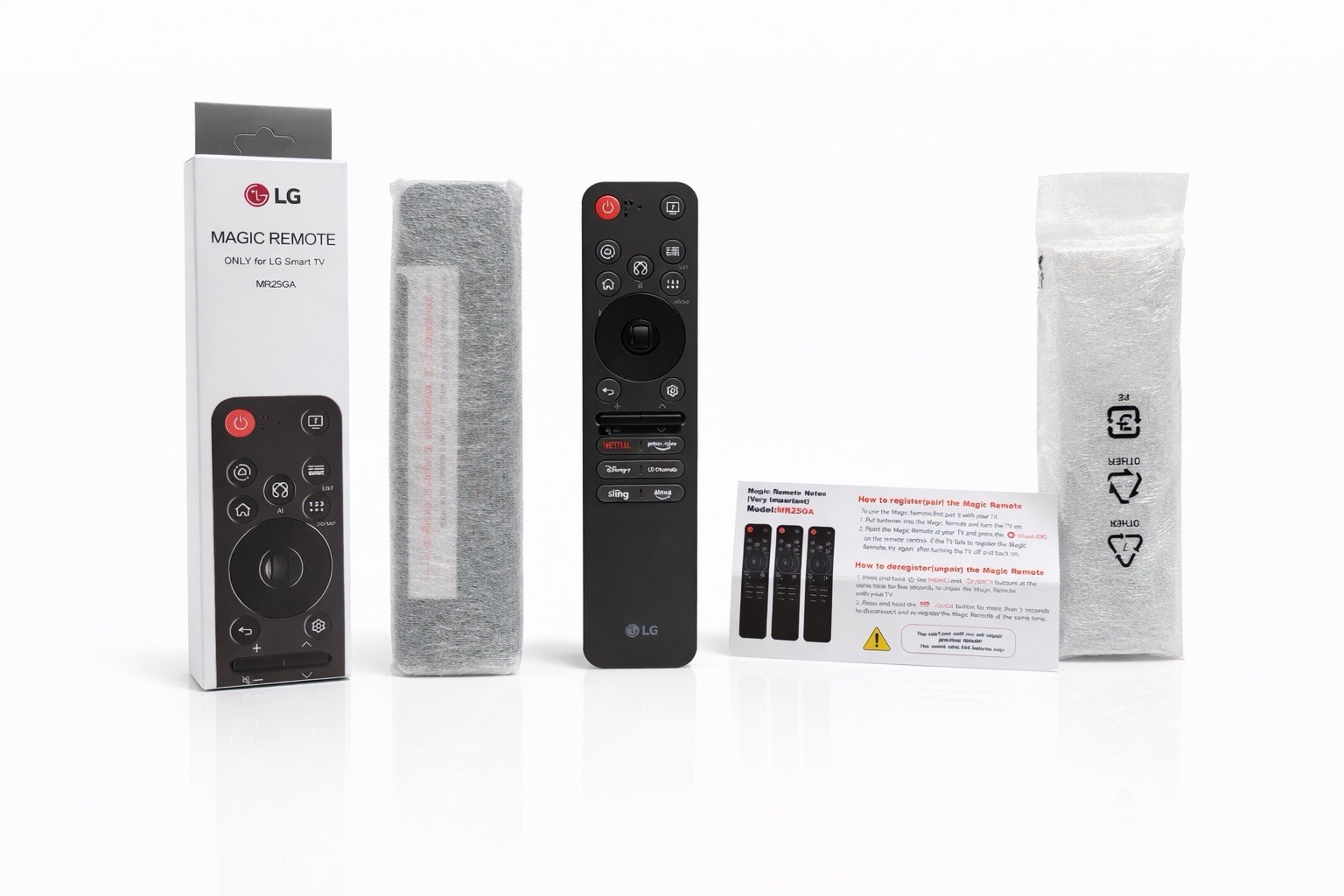 LG Magic Voice TV Remote Control MR25GA For 2019-2026 4k OLED QNED NANO UHD HD