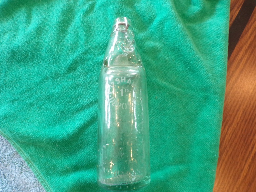 Aqua Bottle E.P. Shaw & Co Ld Unusual
