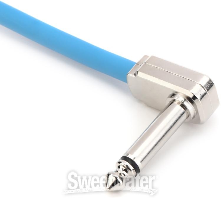 Ernie Ball Flex Patch Cable - 6 inches, Blue, 3-pack