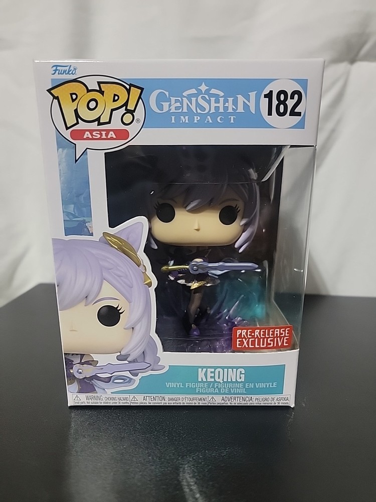 Funko Pop! Vinyl: Genshin Impact - Keqing (Pre-Release) #182 w/ Protector