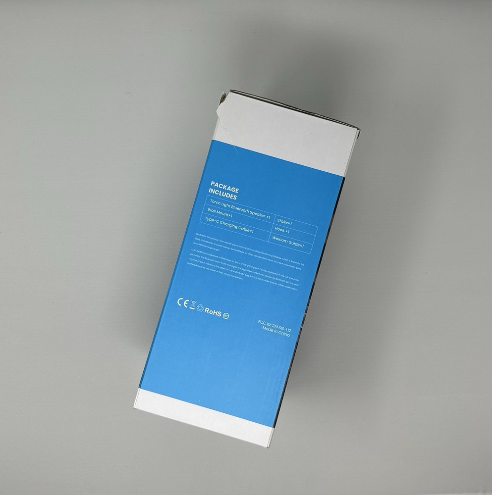 Frontier Waterproof Tik Torch Style Bluetooth Wireless Speaker w/ Flame Effect