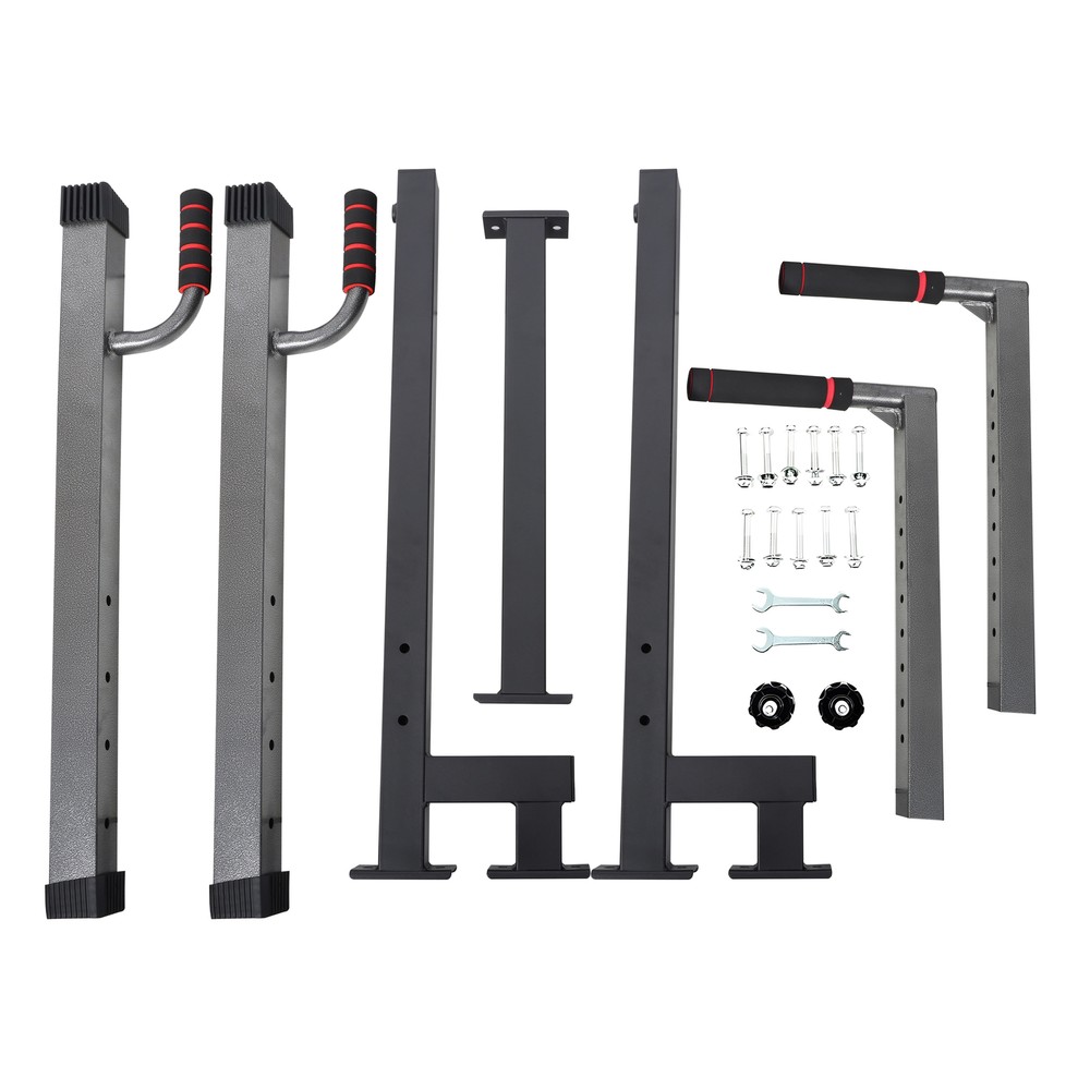 BalanceFrom Multi-Function Home Gym Exercise Dip Stand, 500lb Capacity(Open Box)