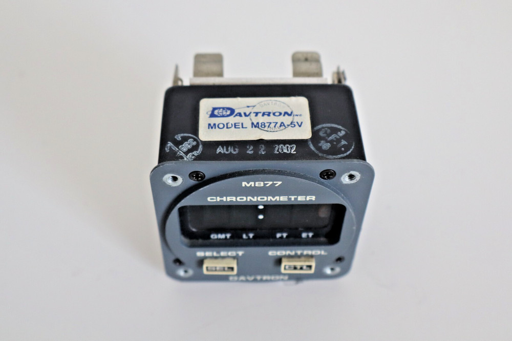 Davtron M877 (M877A-5V) Digital Clock Chronometer Indicator - Removed Working