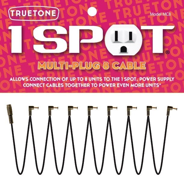 NEW Truetone One Spot Multi Plug 8 Cable - #MC8