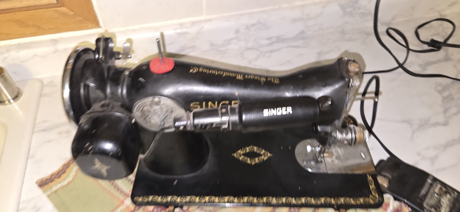 Vintage 1951 Singer Sewing Machine Motor Tested HAVE VIDEO
