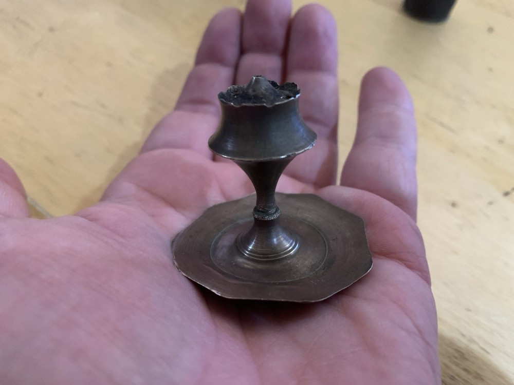 VINTAGE Brass Incense Holder
