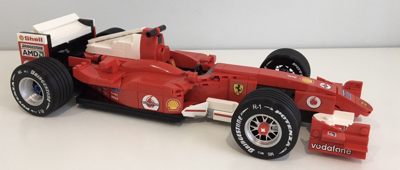 Replacement Lego Icons Ferrari F2004 Michael Schumacher Bridgestone Wheels