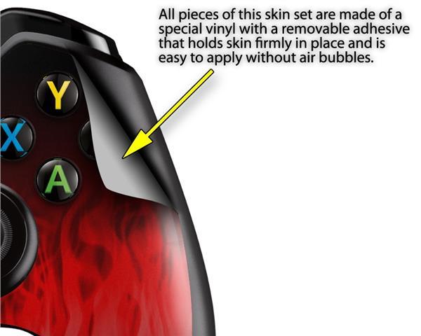 Fire Red Skin for XBOX One Controller