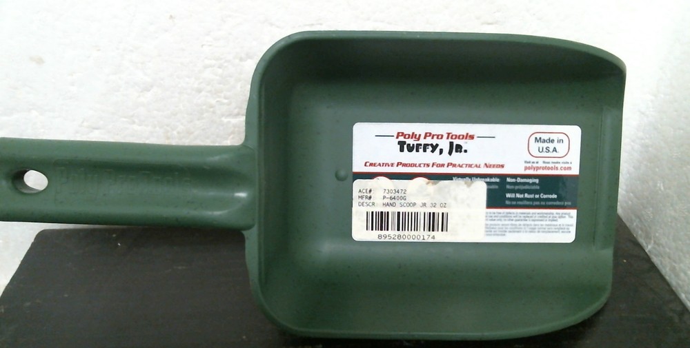 POLY PRO TOOLS   Poly Hand 32 oz Scoop, (P-6400G) FS