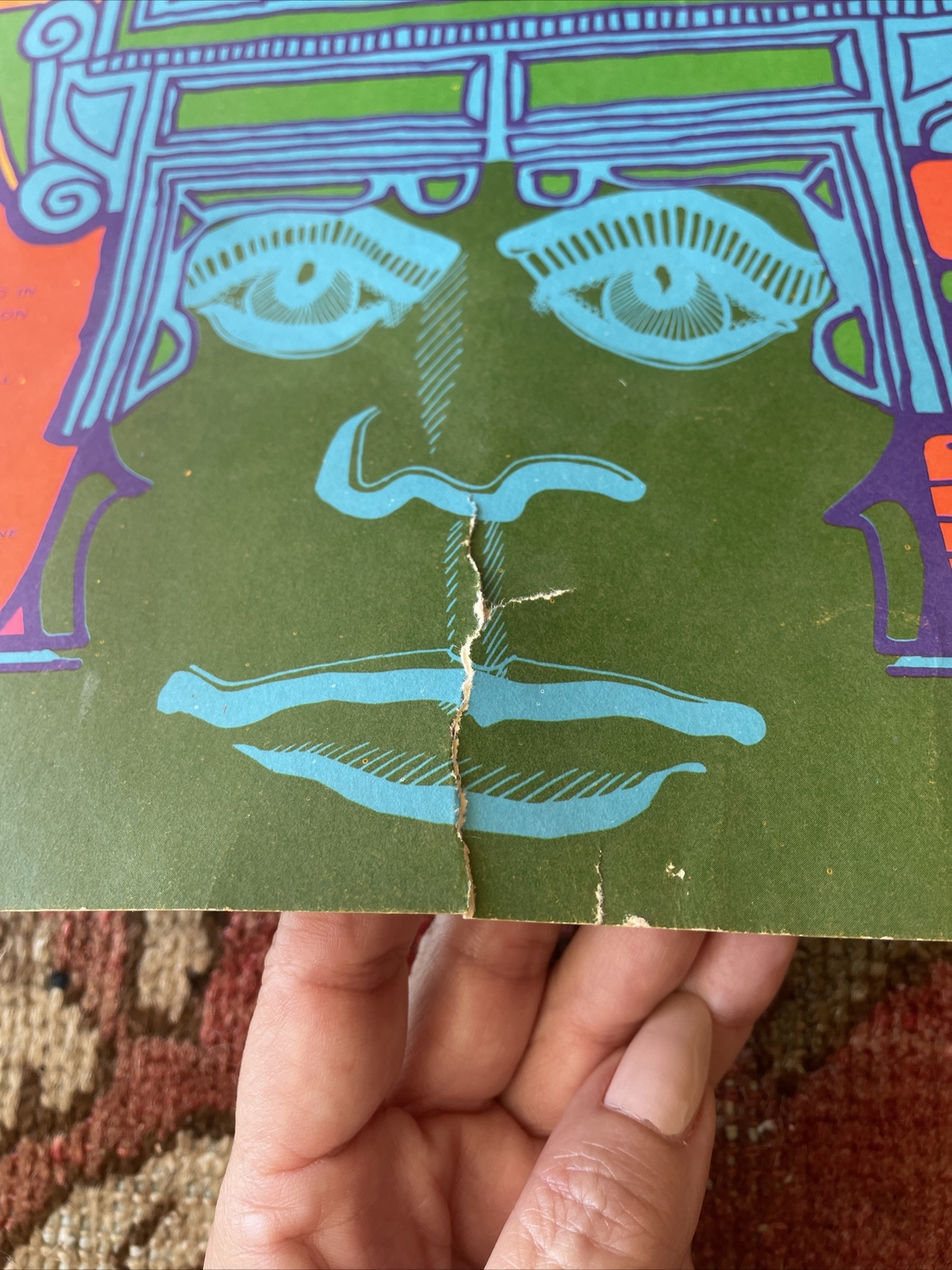 1967 Jefferson Airplane, Grateful Dead, HOLLYWOOD BOWL BG-81 Poster