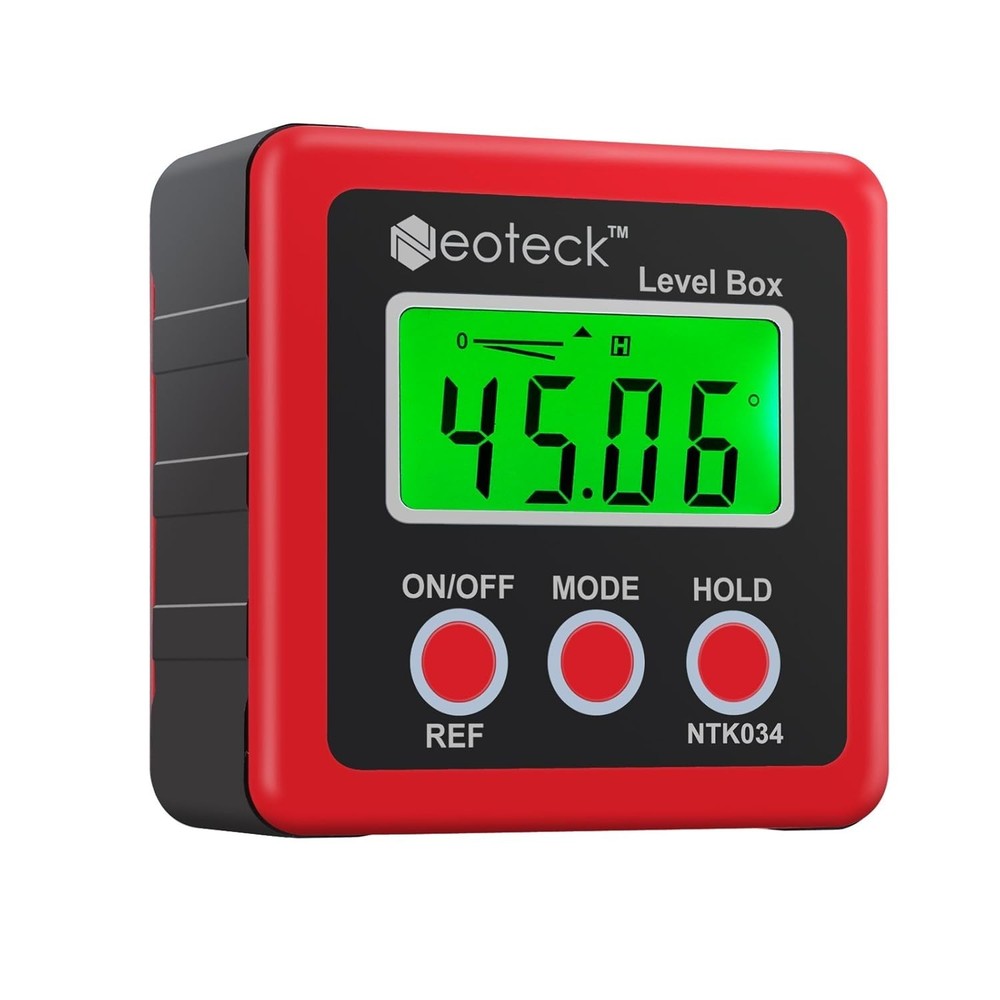 Digital Angle Finder, Backlight LCD Digital Angle Gauge Protractor Inclinomet...
