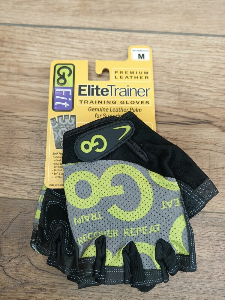 Womens Exercise Gloves Size Medium Go Fit