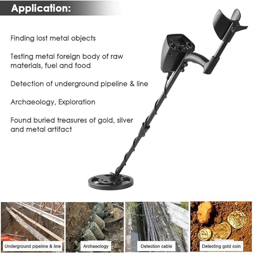 High Sensitivity Waterproof Coil Underground Metal Detector Professional Tool