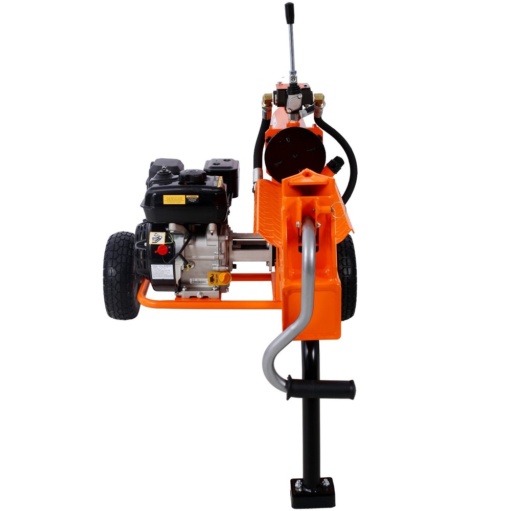 Log Splitter Portable 20 Ton Auto Return Ram System 7HP Engine, Orange