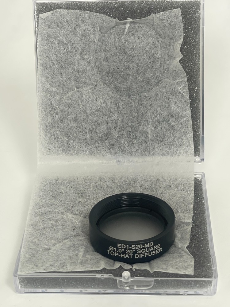 Thorlabs ED1-S20-MD 1″ Mounted Diffuser – 20 mm Square – Used Optical Component