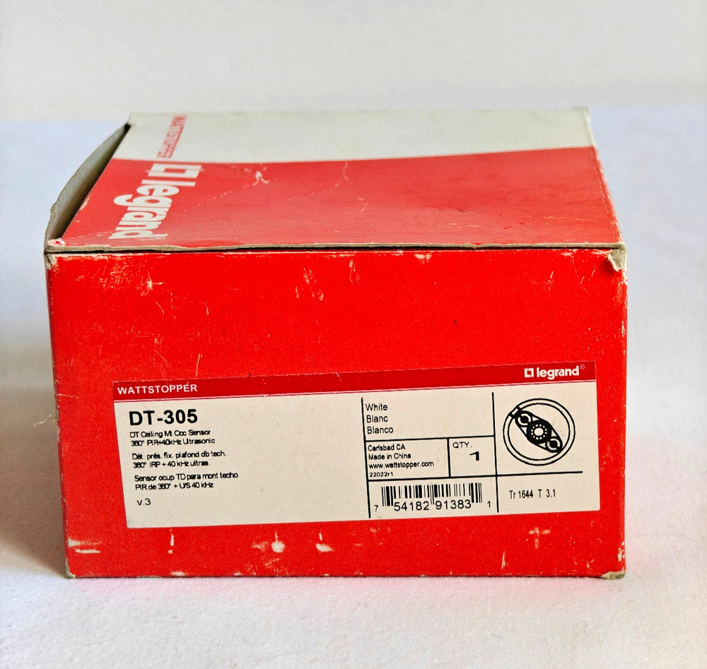 Legrand Wattstopper DT-305 Dual Tech Occupancy Sensor 24VDC Ceiling Mount - NEW
