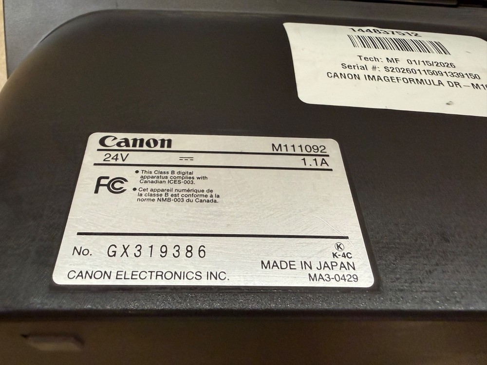 Canon ImageFORMULA DR-M160II Office Document Scanner