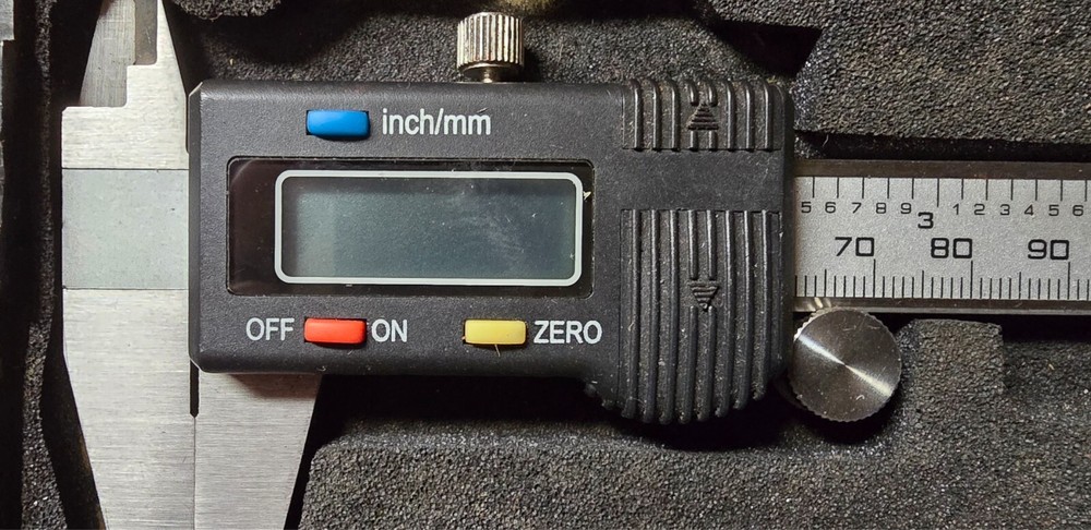 TTC Electronic Digital Caliper, 0 - 6" (0 - 150mm) Range