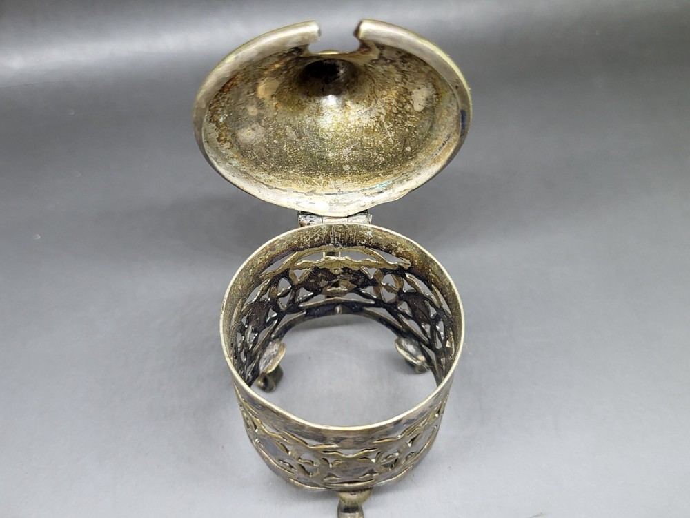 Vintage L&S EPNS Silver Mustard Pot