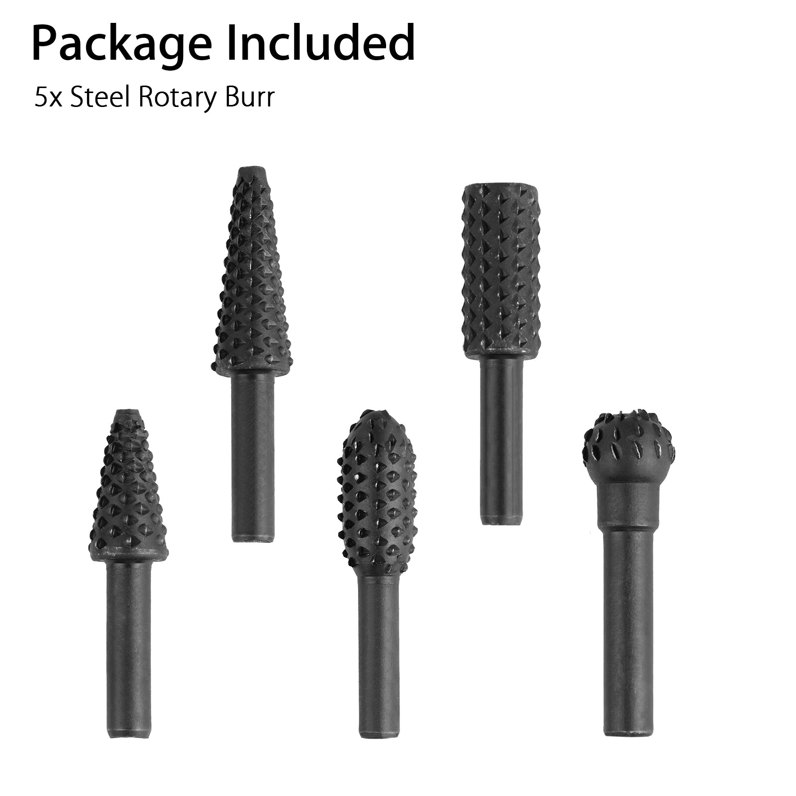 5PCS 1/4'' Drill Bit Set Cutting Tools for Woodworking Knife Wood Carving Tool