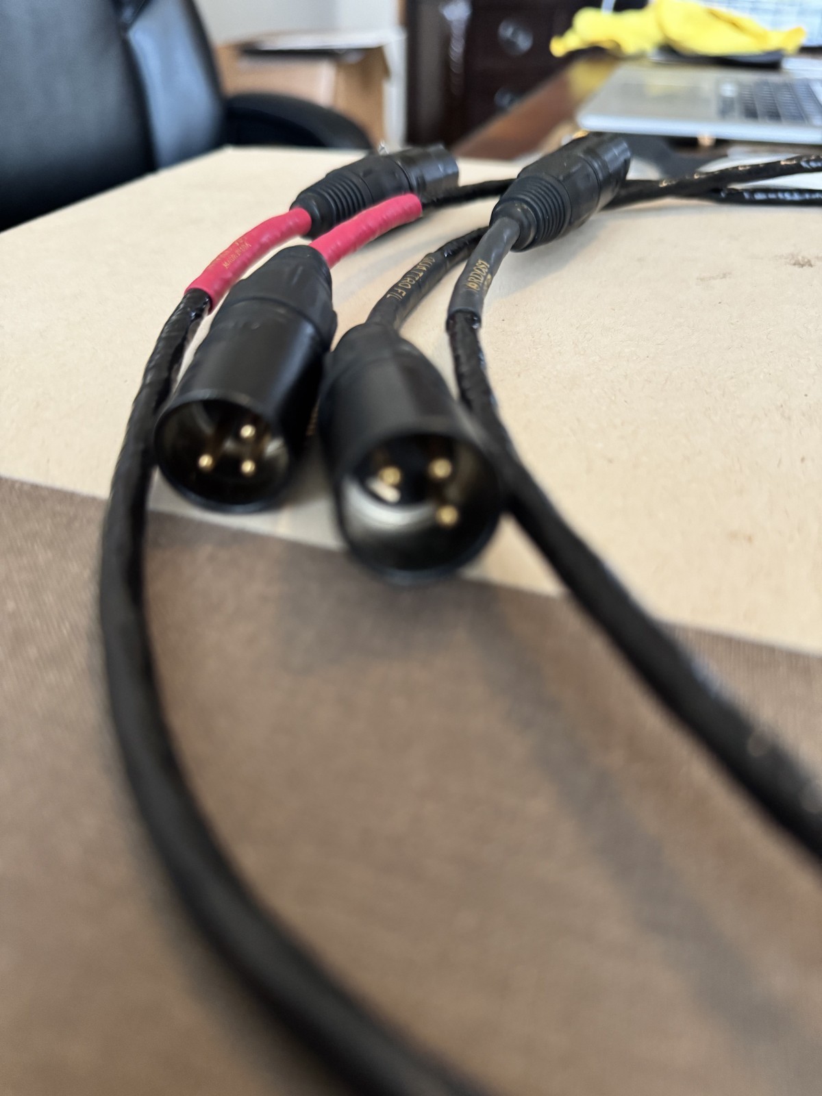 Nordost Quattro Fil XLR superior interconnect cables. one pair, 1 meter