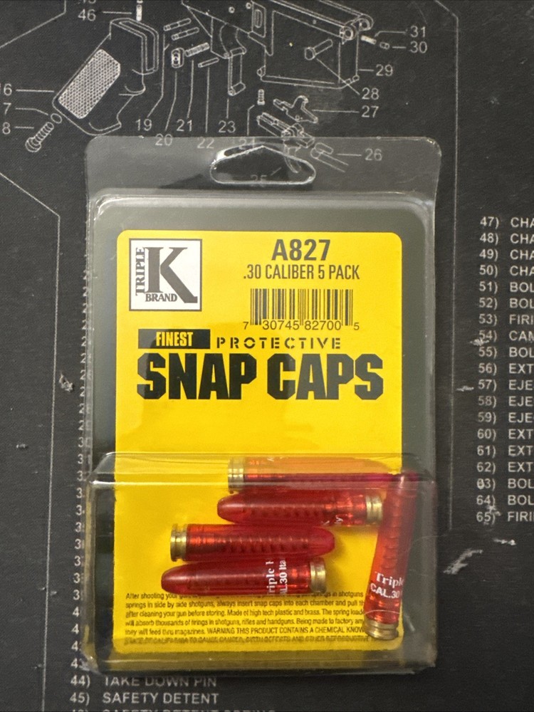 Triple K Snap Caps .30 Caliber 5 Pack